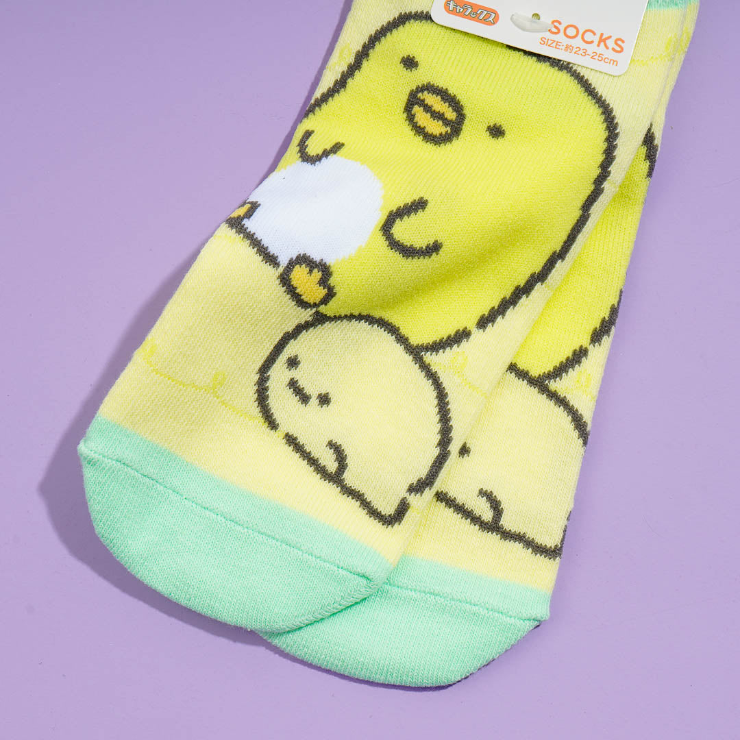 Sumikko Gurashi Sneaker Socks - Penguin? & Tapioca