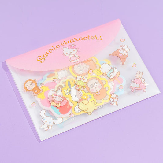 Sanrio Characters Sticker Set With Case