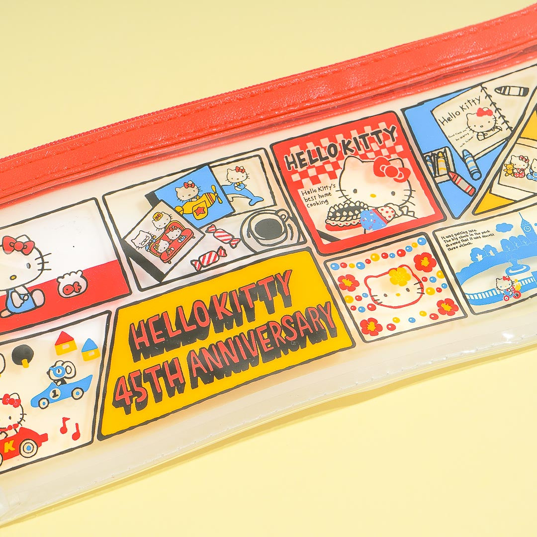 Hello Kitty 45th Anniversary Comic Vinyl Pouch