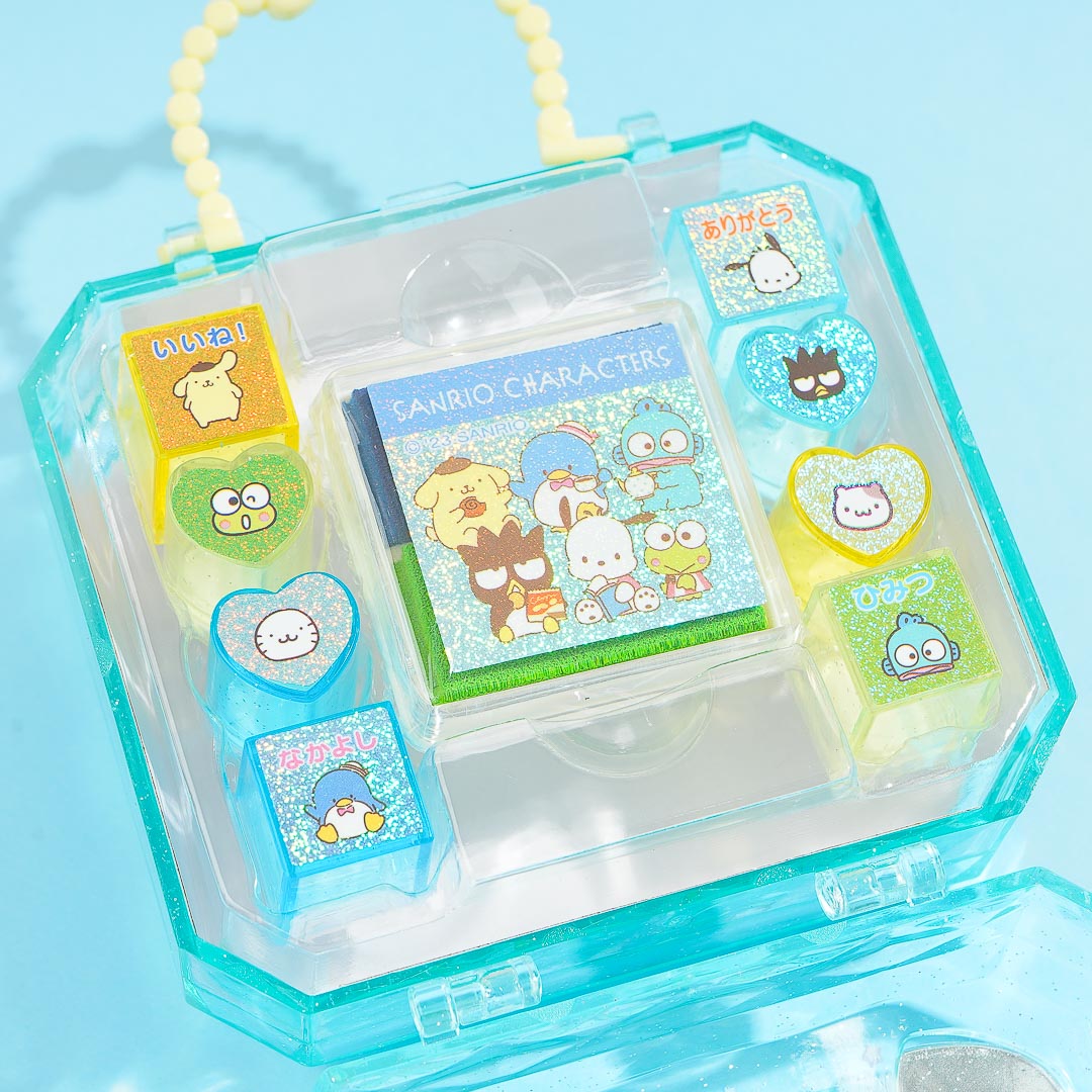 Sanrio Characters Sparkling Jewel Stamp Set