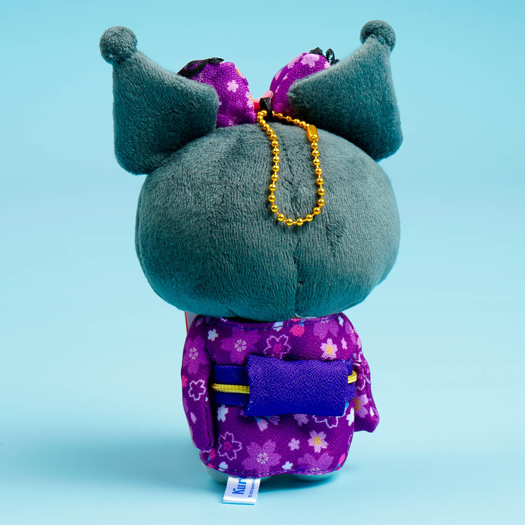 Kuromi Sakura Kimono Plush Charm - Medium