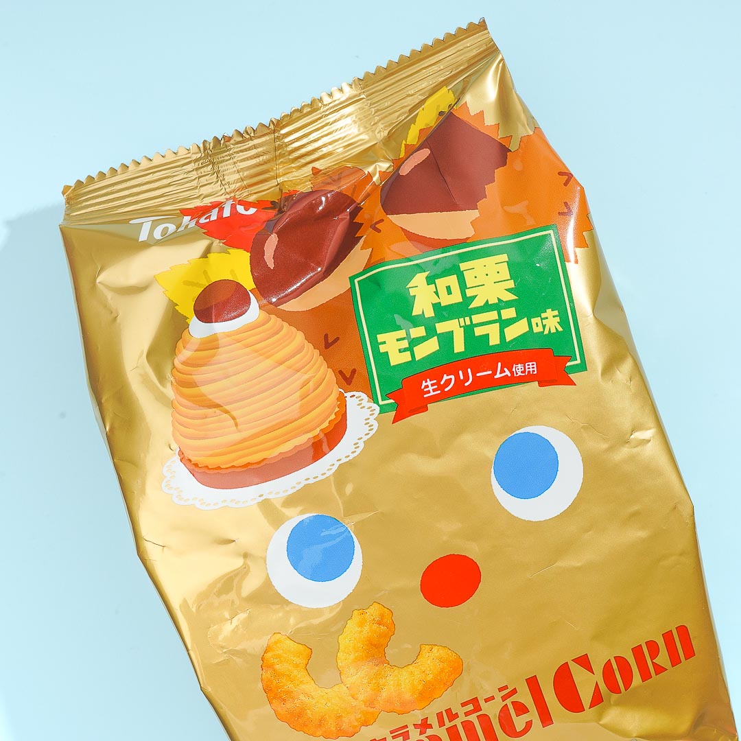 Tohato Caramel Corn - Japanese Chestnut Mont Blanc