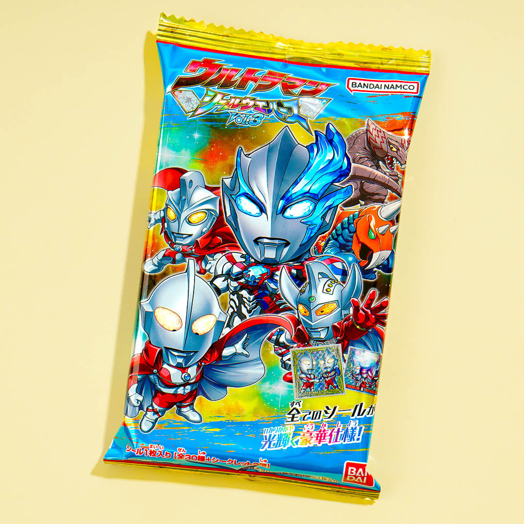 Ultraman Cocoa Wafer With Collectible Sticker