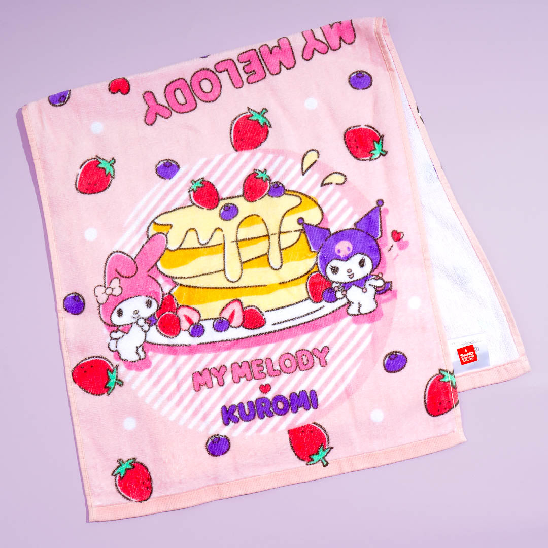 My Melody x Kuromi Pancake Face Towel
