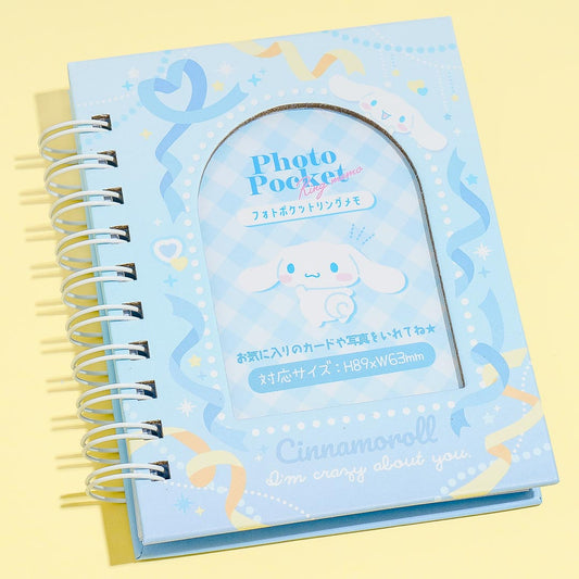 Cinnamoroll Ribbon Photo Pocket Ring Notepad