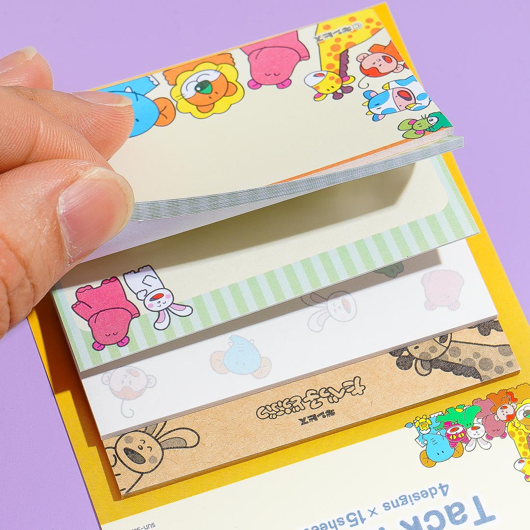 Tabekko Animal Tack Memo Sticky Notes Set