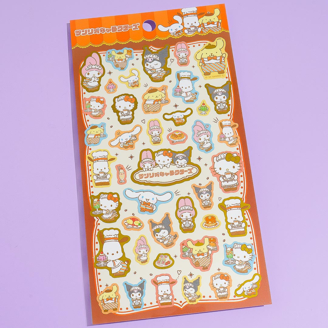 Sanrio Characters Cafe Stickers
