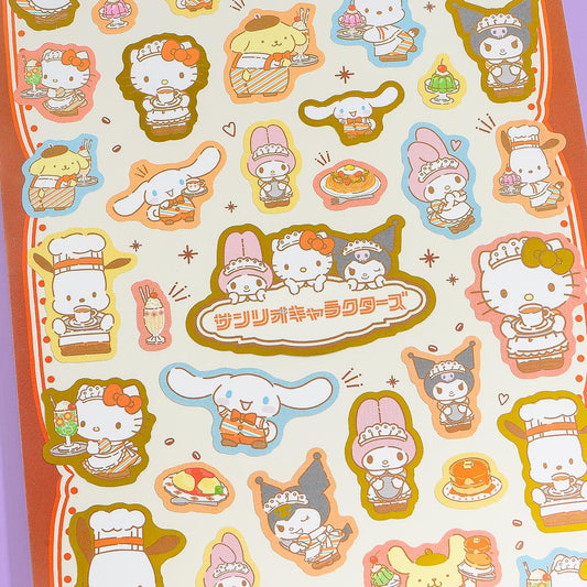 Sanrio Characters Cafe Stickers