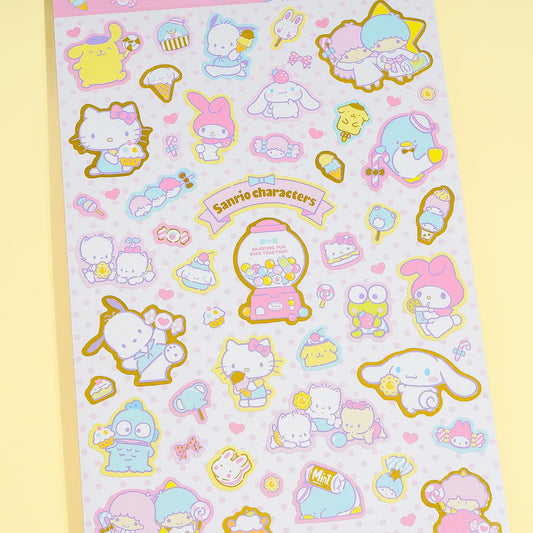 Sanrio Characters Sweet Dessert Stickers