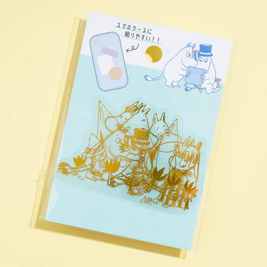 Moomin Gold Foil Deco Stickers