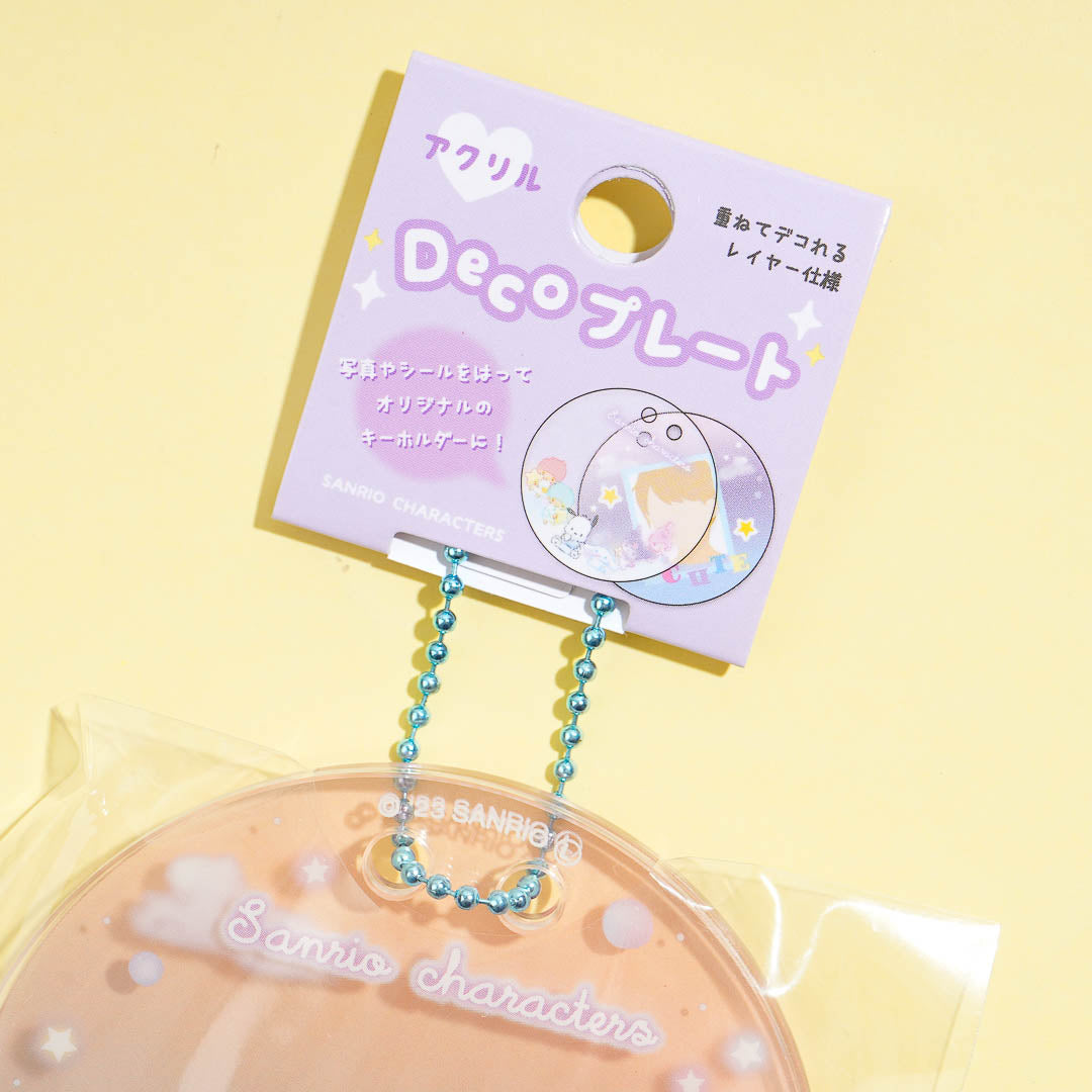 Sanrio Characters Acrylic Photo Plate Charm