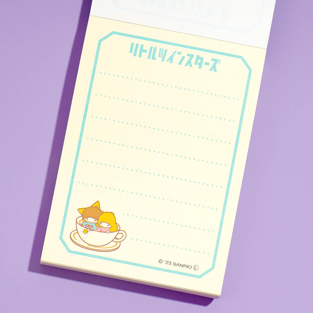 Little Twin Stars Fancy Retro Mini Memo Pad