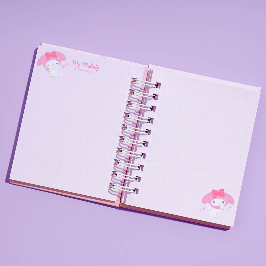 My Melody Ribbon Photo Pocket Ring Notepad