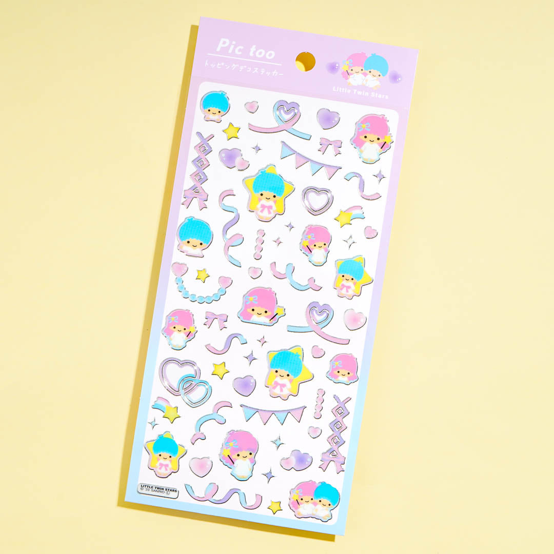 Little Twin Stars Party Time Stickers