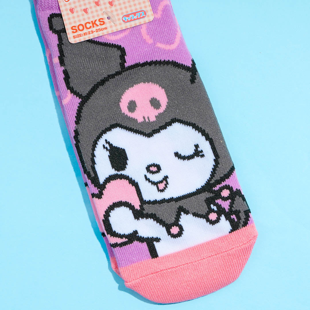 Kuromi Heart Socks