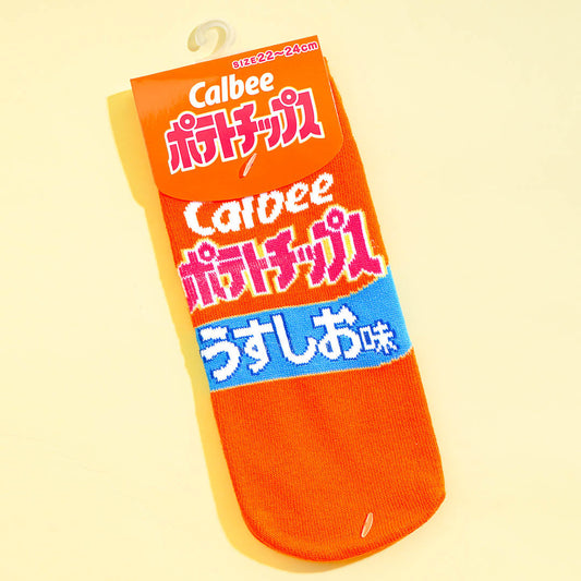Calbee Lightly Salted Potato Chips Socks