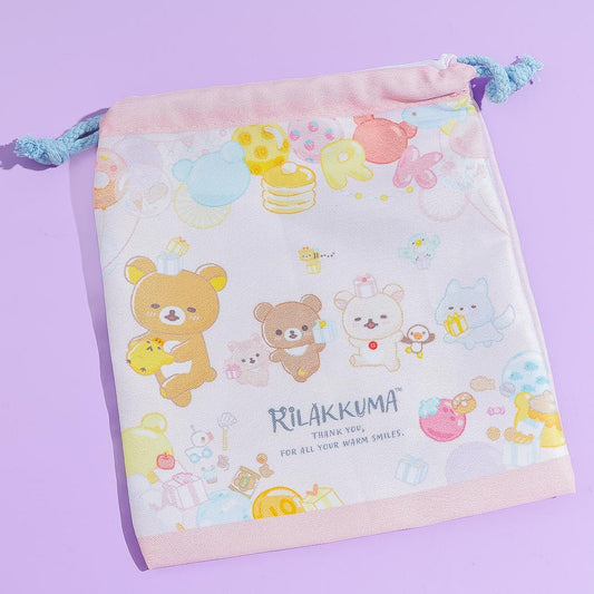 Rilakkuma Party Drawstring Bag