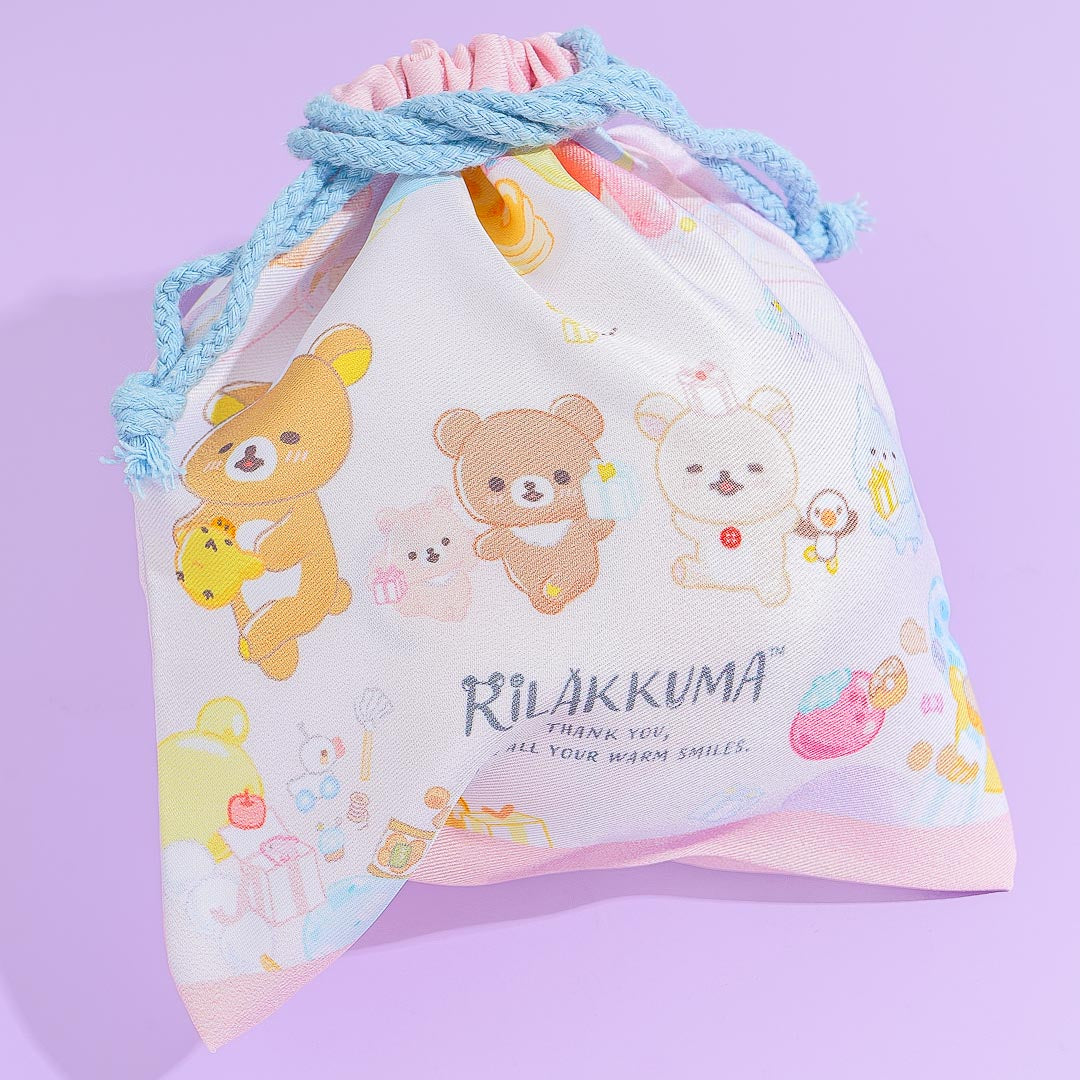 Rilakkuma Party Drawstring Bag
