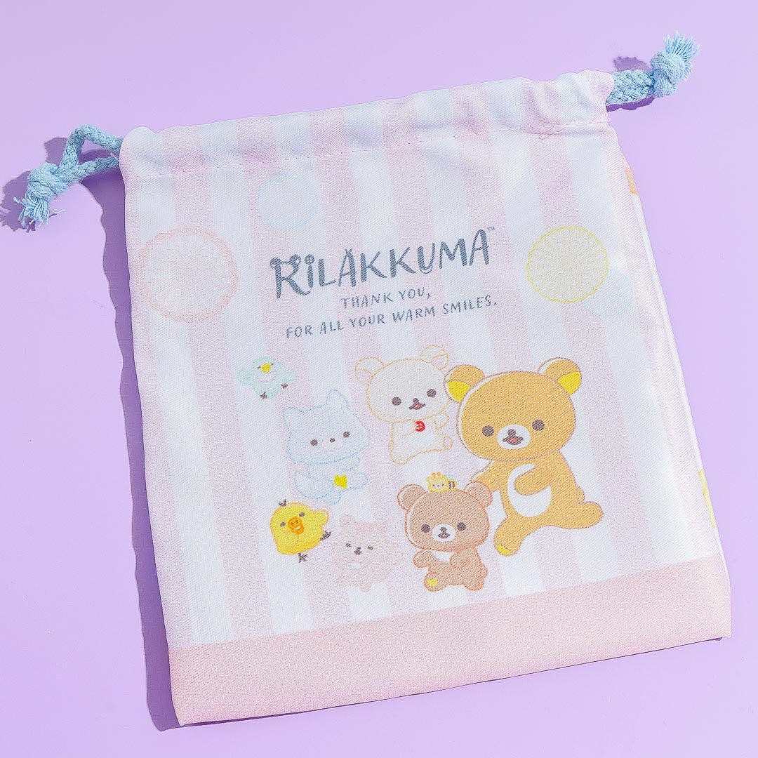 Rilakkuma Party Drawstring Bag