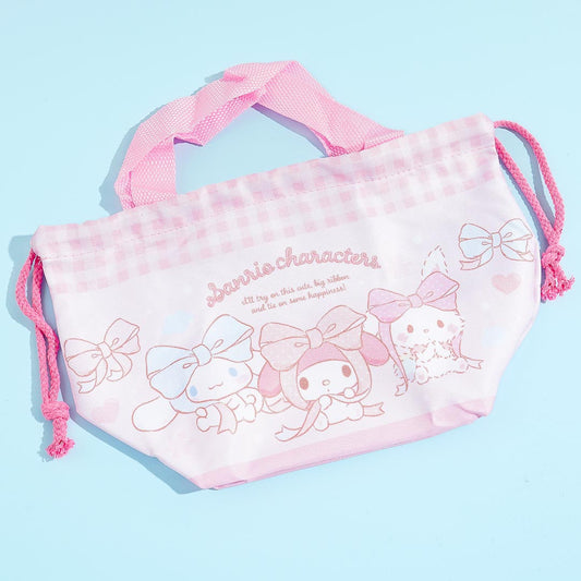 Sanrio Characters Ribbons Drawstring Handbag