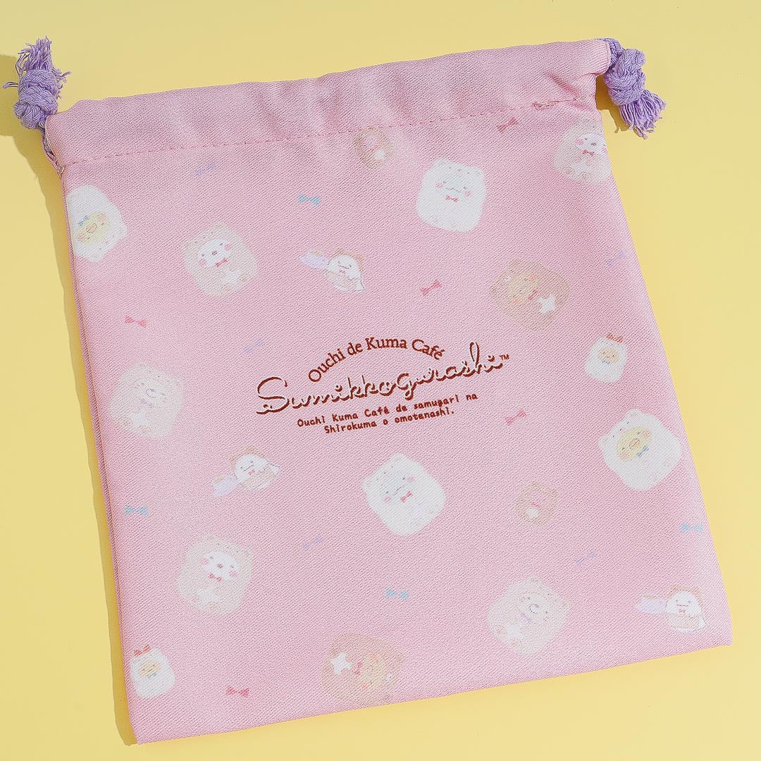 Sumikko Gurashi Sweet Bears Drawstring Bag