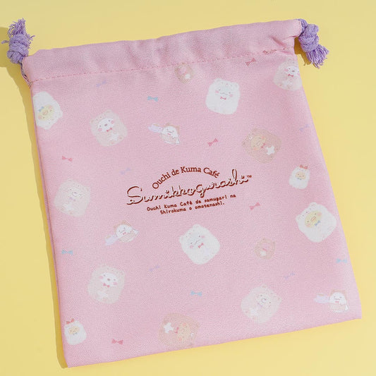 Sumikko Gurashi Sweet Bears Drawstring Bag
