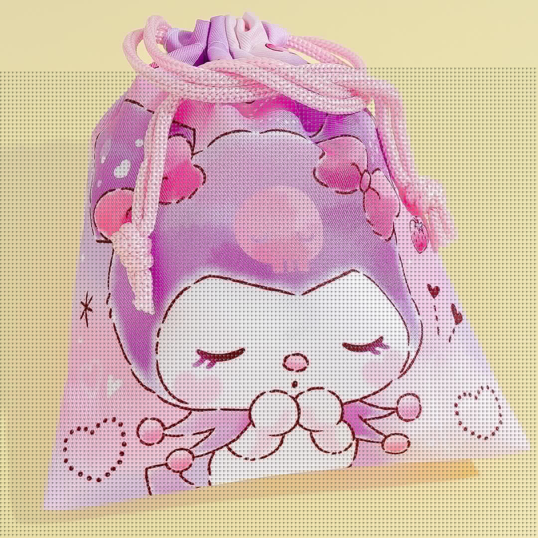 My Melody & Kuromi Love Drawstring Bag Set