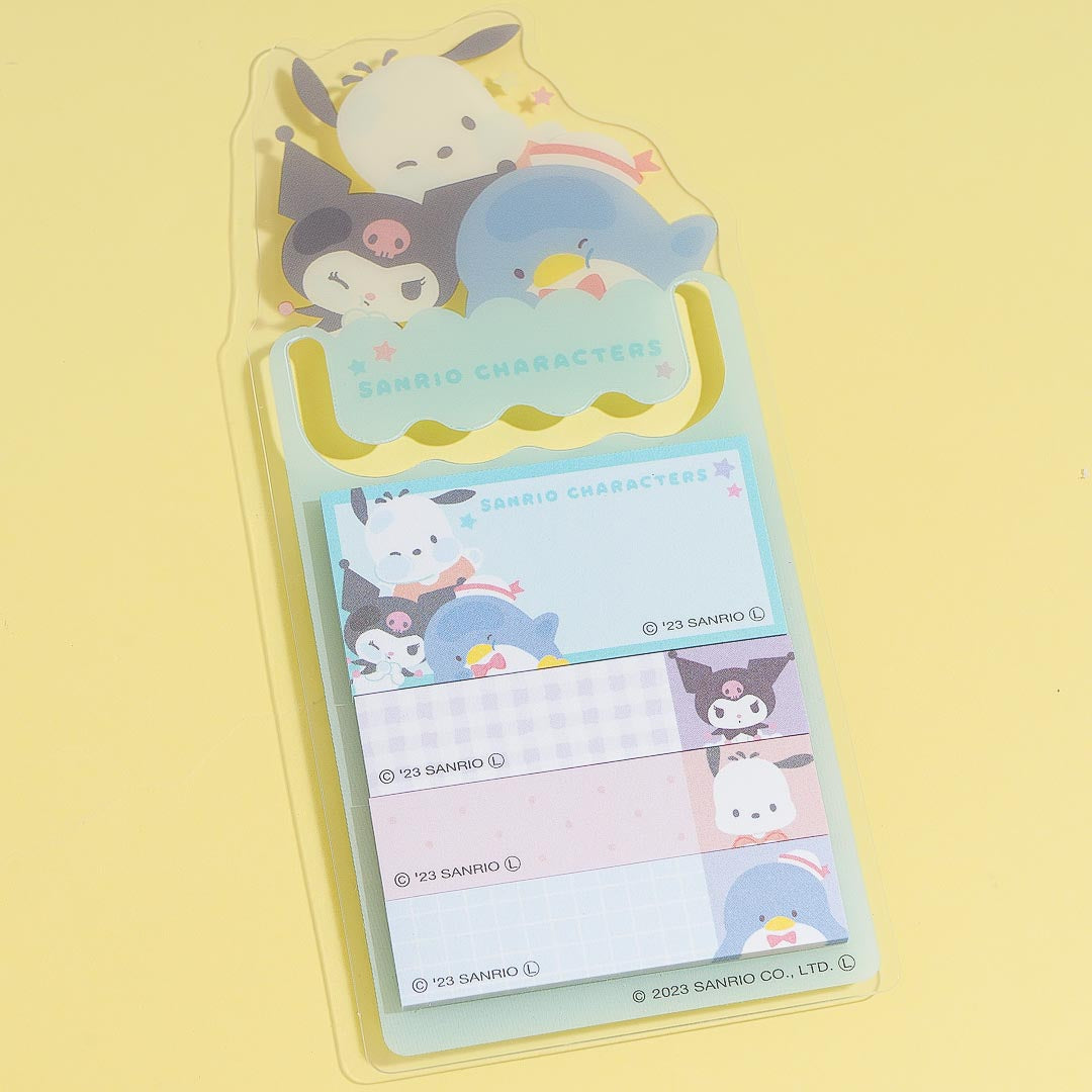 Sanrio Characters Winking Friends Sticky Notes With Bookmark