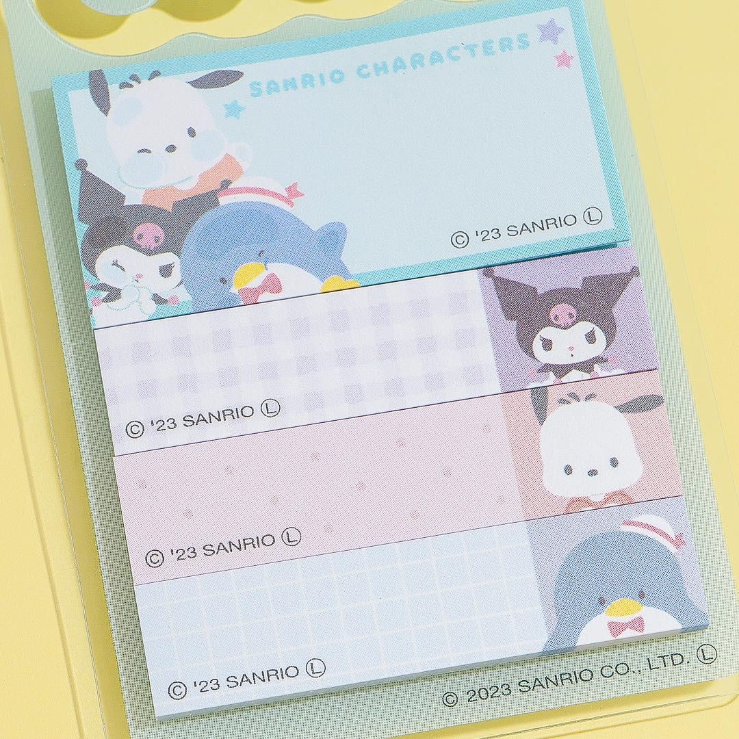 Sanrio Characters Winking Friends Sticky Notes With Bookmark