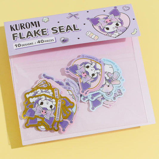 Kuromi Pretty Bow Sticker Flakes