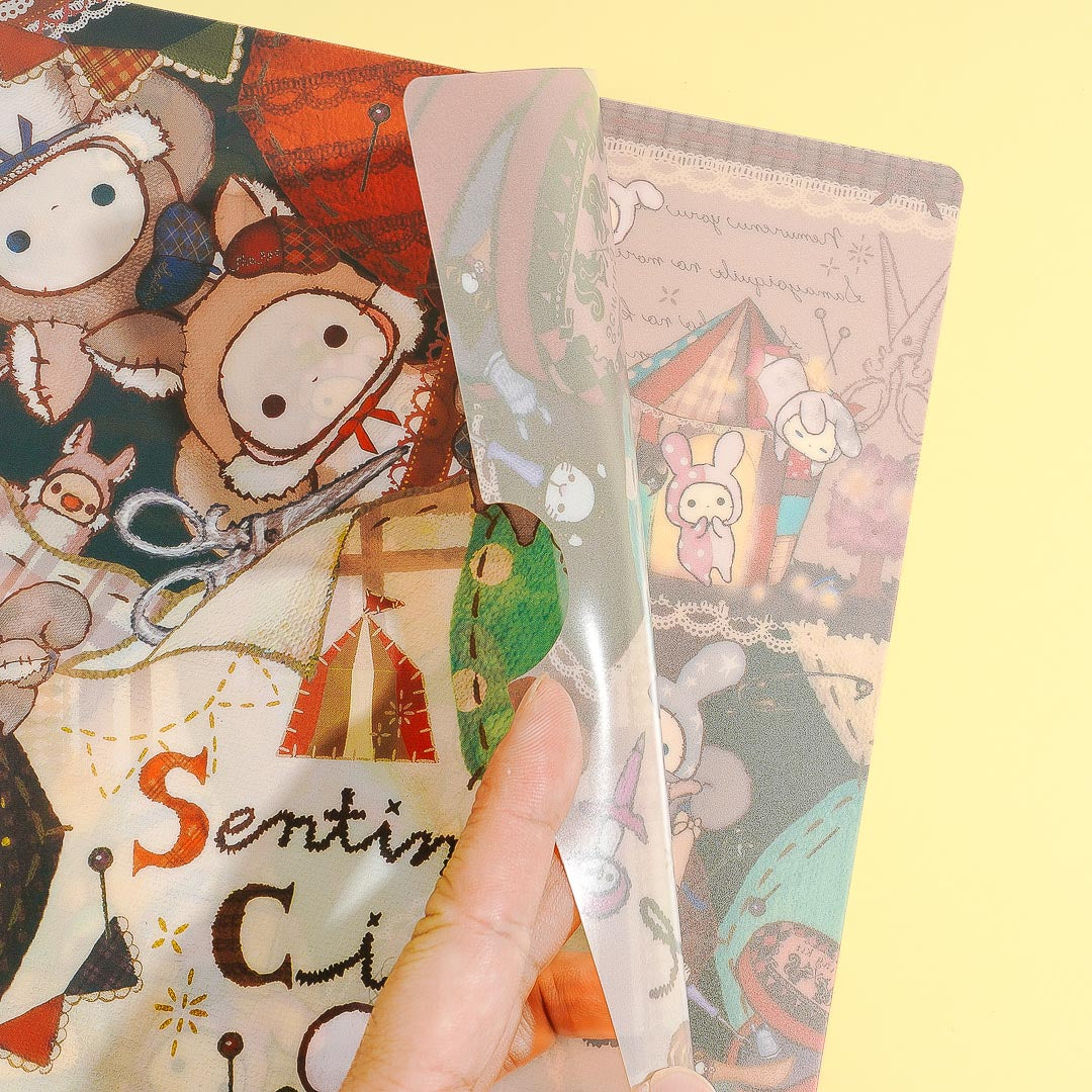 Sentimental Circus Squirrely A4 Clear File Folder