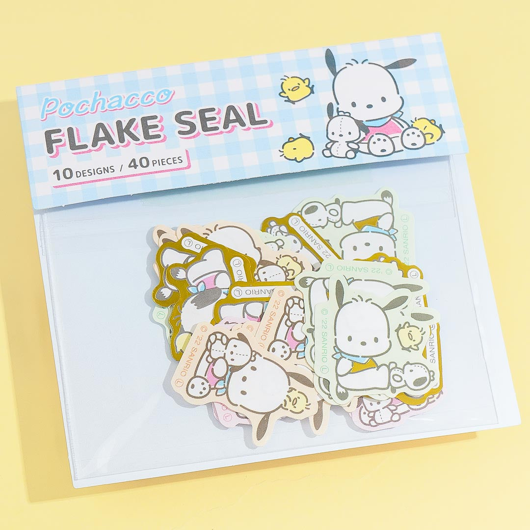 Pochacco Plushie Sticker Flakes