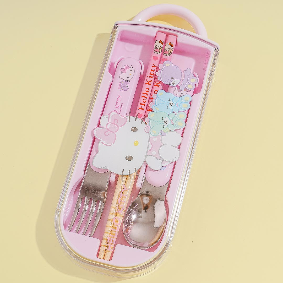 Hello Kitty Teddy Bears Utensil Set