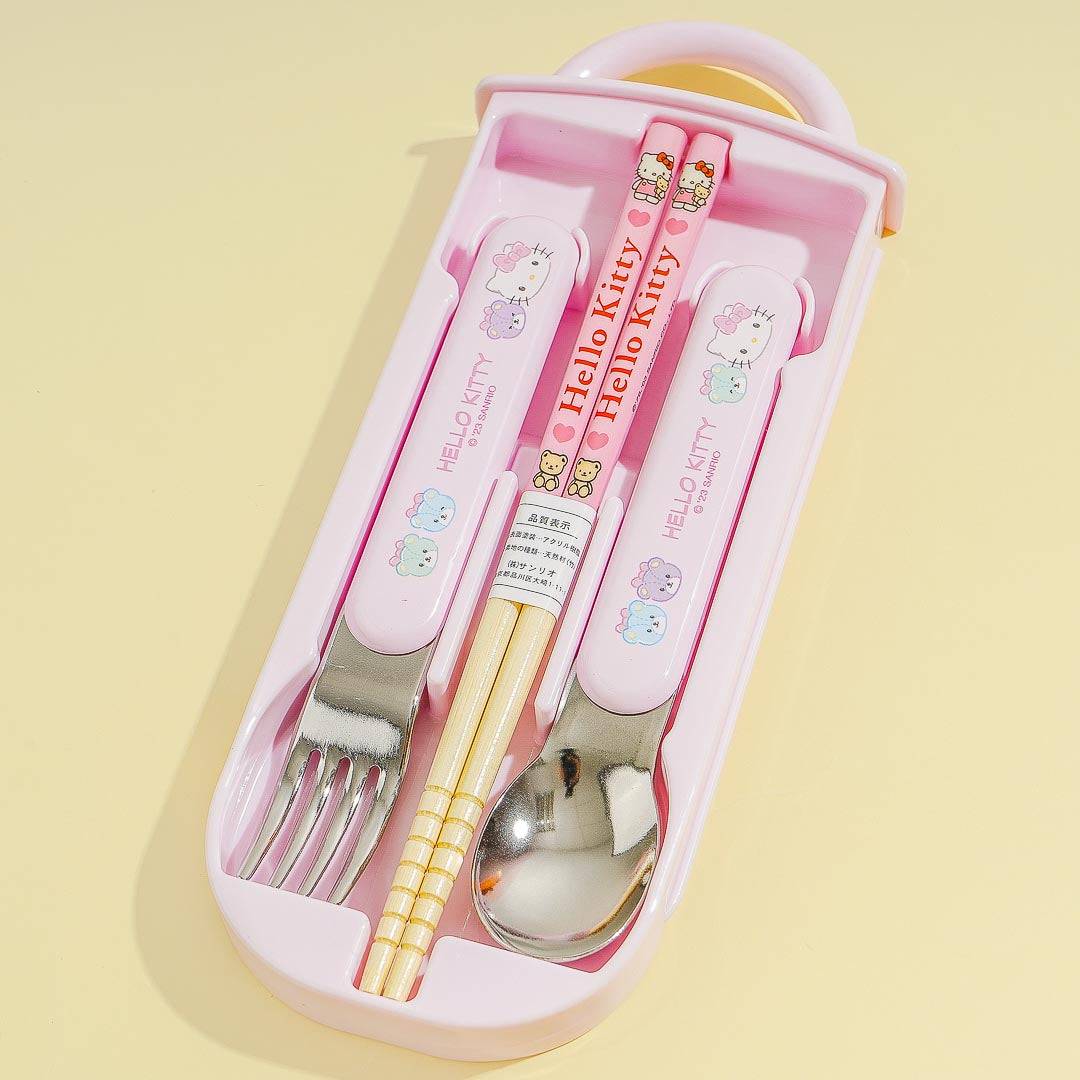 Hello Kitty Teddy Bears Utensil Set
