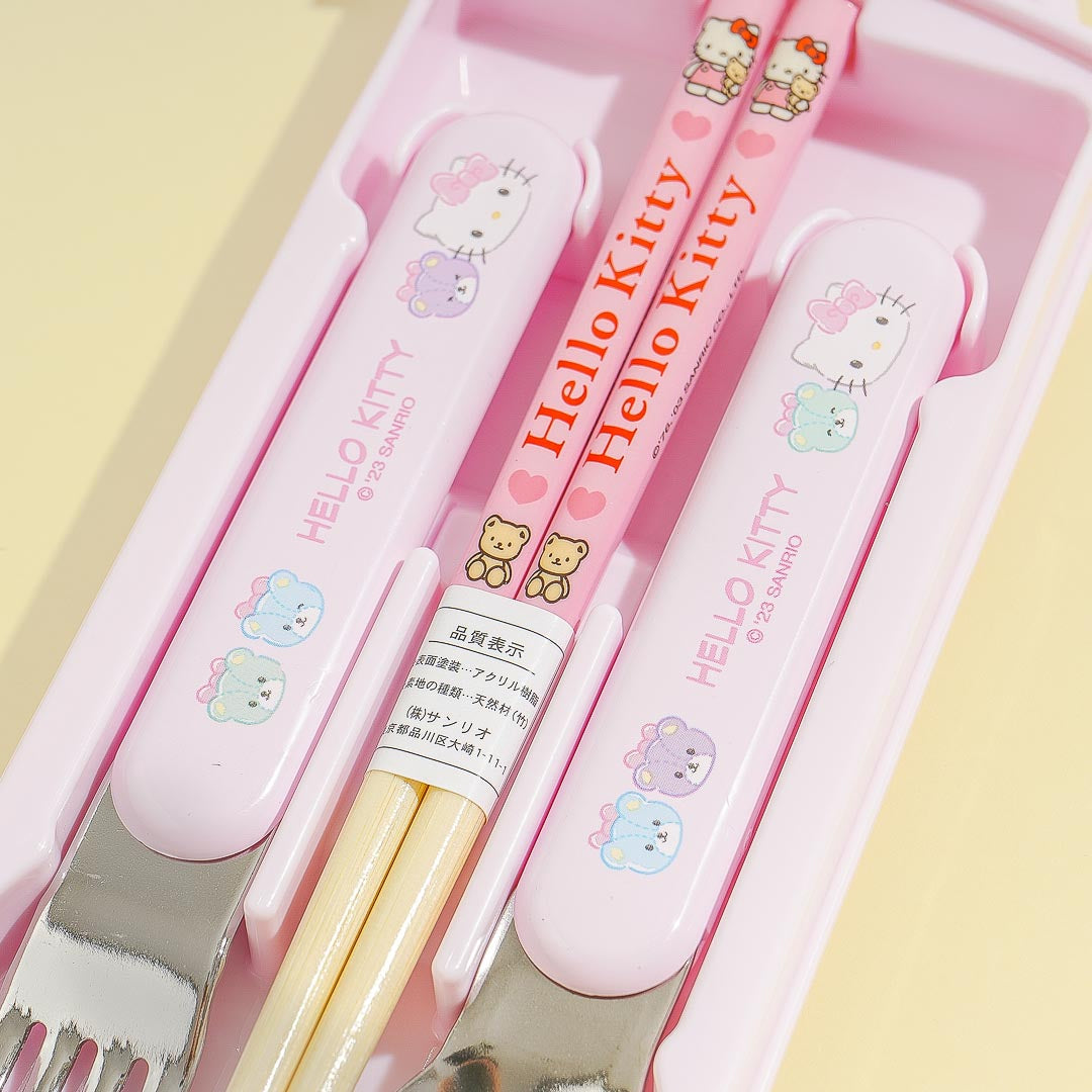 Hello Kitty Teddy Bears Utensil Set