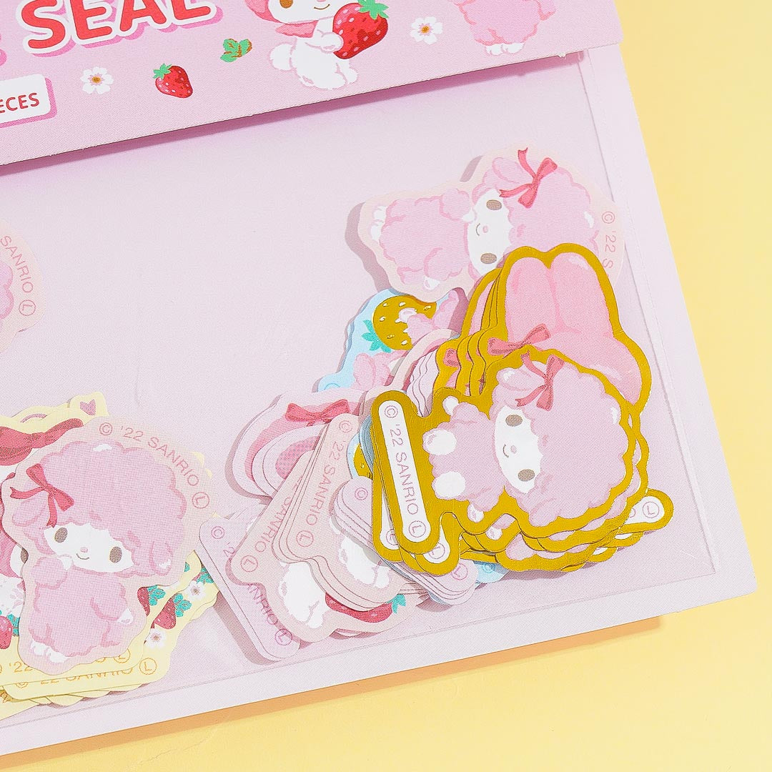 My Melody & My Sweet Piano Strawberry Sticker Flakes
