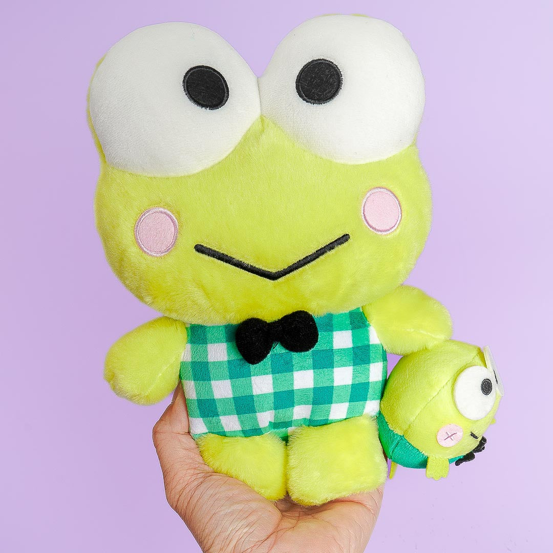 Keroppi Gingham Plushie - Medium