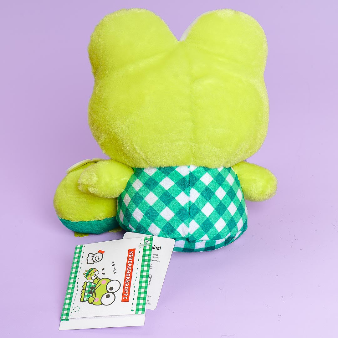 Keroppi Gingham Plushie - Medium