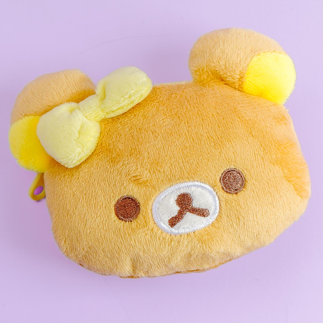 Rilakkuma Ribbon Fluffy Coin Purse
