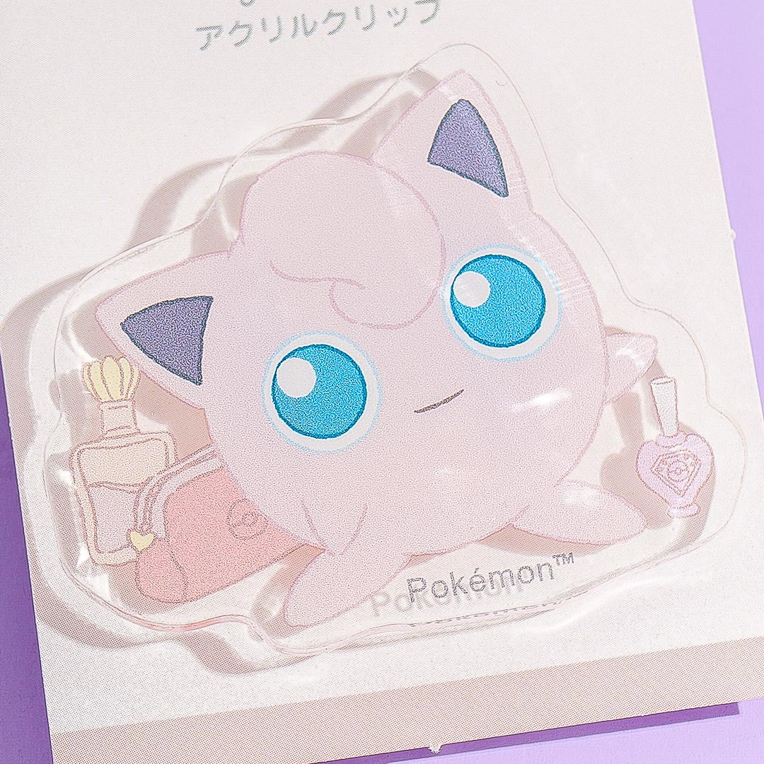 Pokemon Die-Cut Acrylic Clip - Jigglypuff
