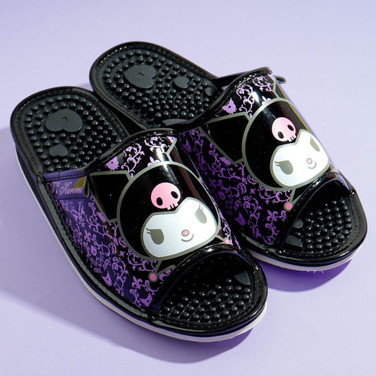 Kuromi Massage Sandals - Black / Large