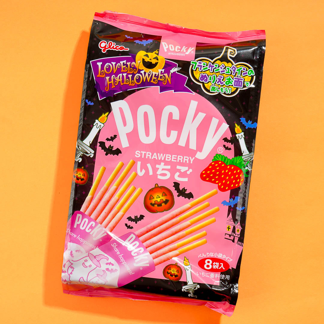 Pocky Halloween Biscuit Sticks - Strawberry