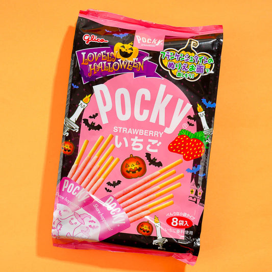 Pocky Halloween Biscuit Sticks - Strawberry