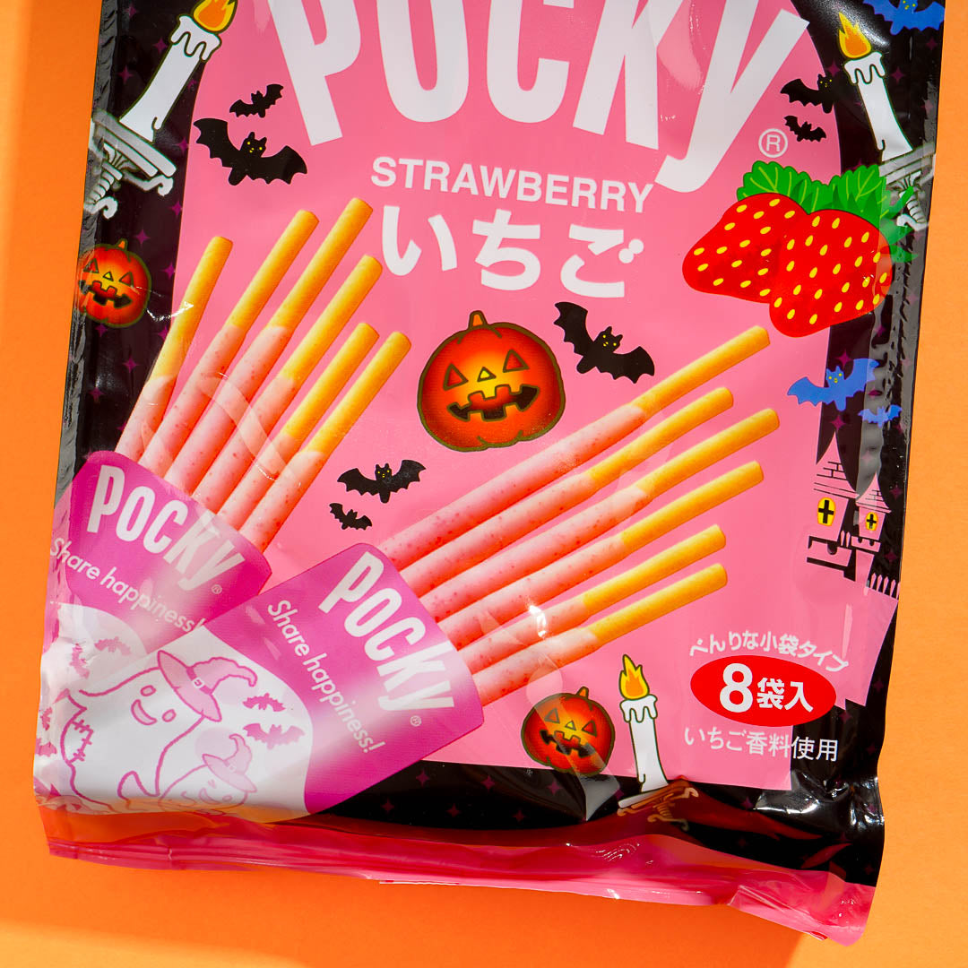 Pocky Halloween Biscuit Sticks - Strawberry
