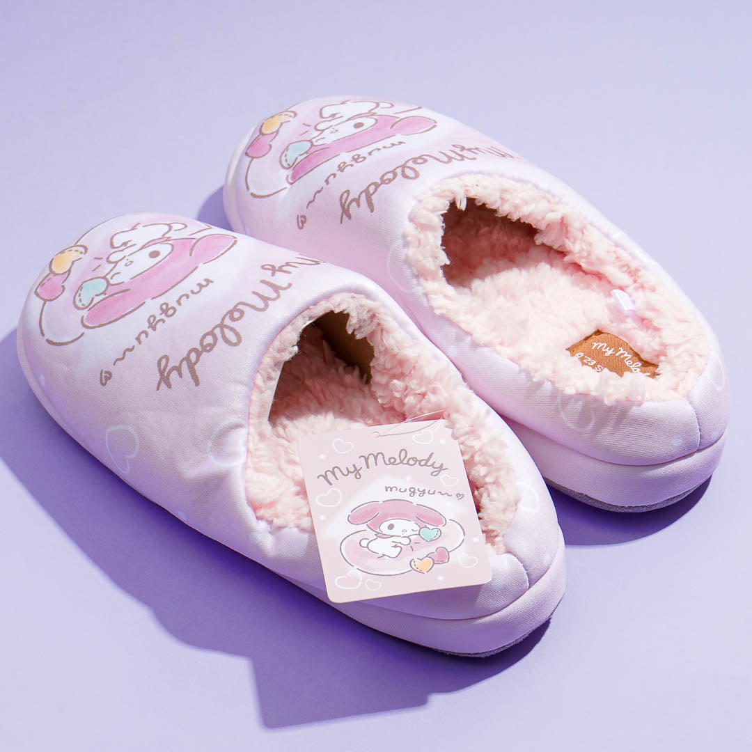 My Melody Mugyu Fluffy Slippers