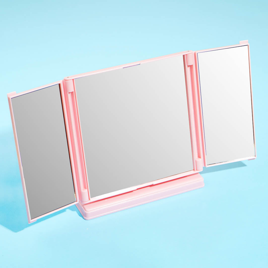 Kirby Face Triple Folding Mirror