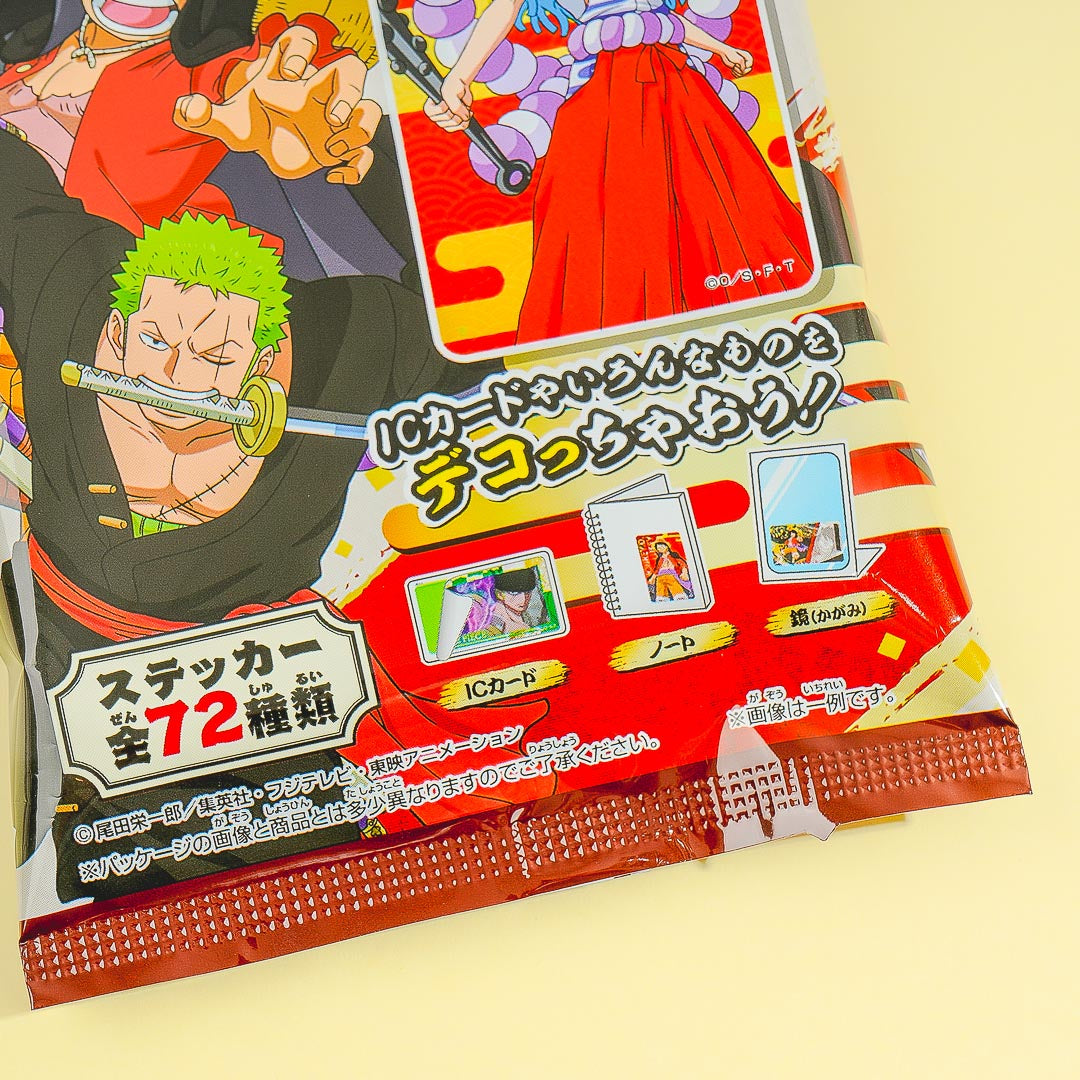 One Piece Deco Sticker With Gum