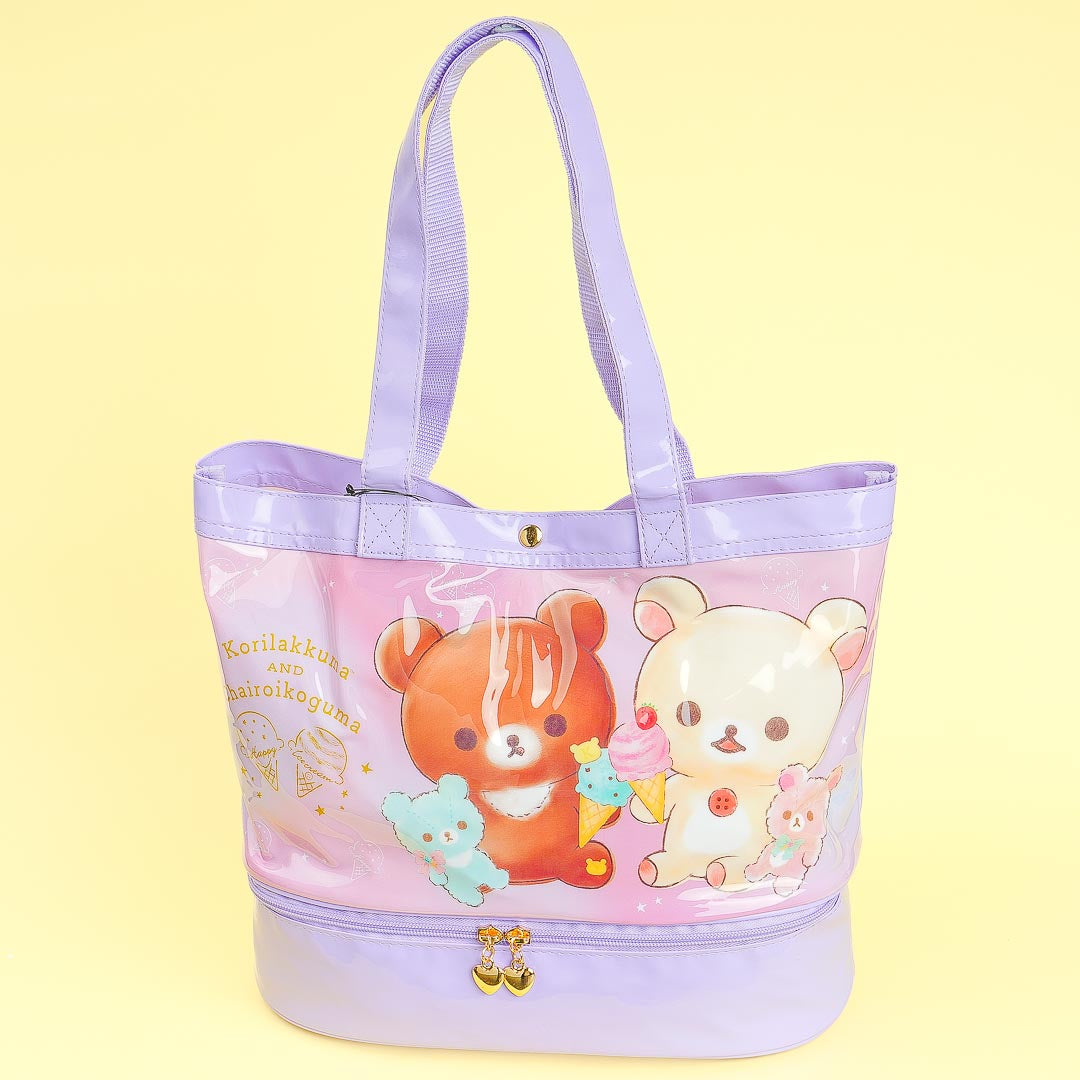Rilakkuma & Korilakkuma Ice Cream Vinyl Summer Bag