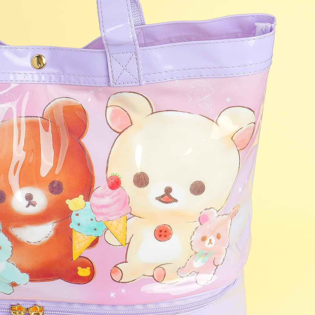 Rilakkuma & Korilakkuma Ice Cream Vinyl Summer Bag