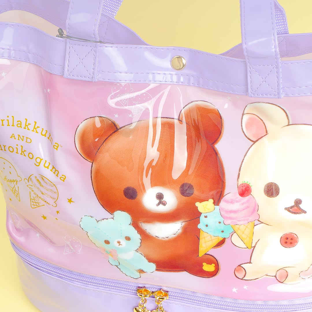 Rilakkuma & Korilakkuma Ice Cream Vinyl Summer Bag